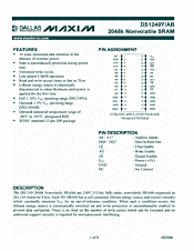 DataSheet DS1249Y pdf